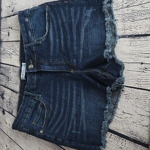JustFab Distressed Denim Shorts